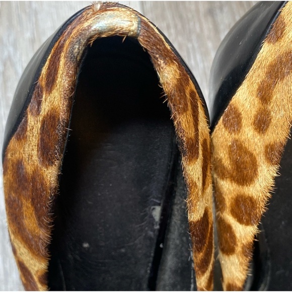 iNC Women’s Cheetah Pump Heels Size 6.5 Medium Real Fur Dyed - Picture 5 of 16